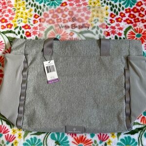 Vera Bradley Lighten Up Sport Tote In Medium Heather Gray